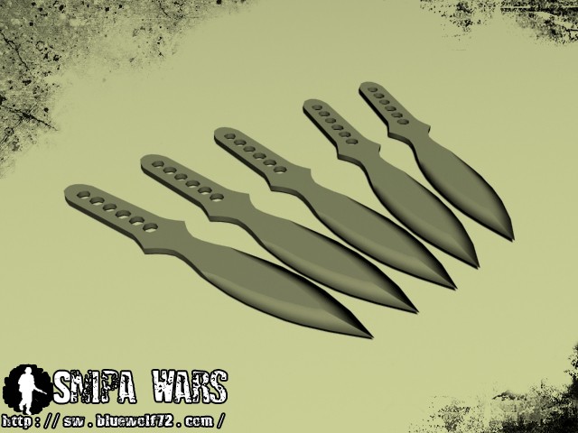 Die Throwing Knifes